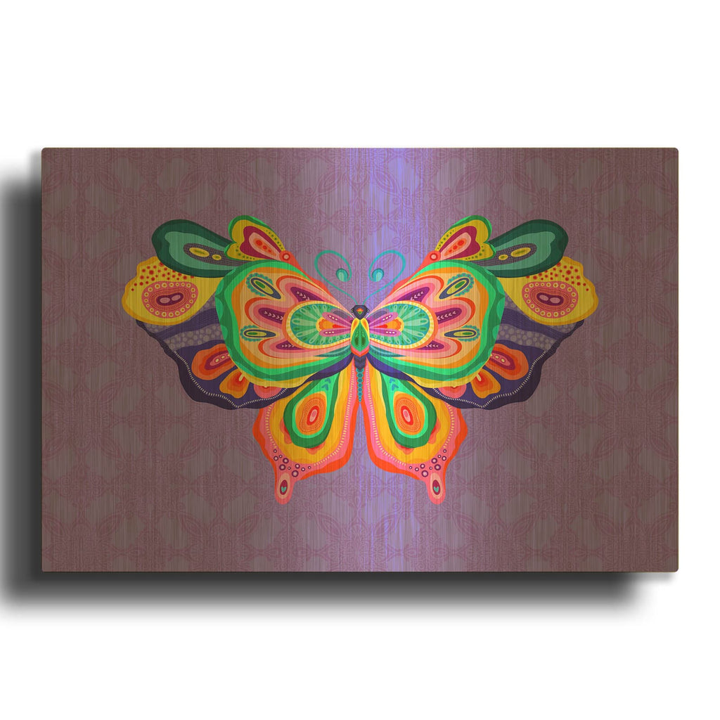 'Wings Of Wonder 1' By Hello Angel Gold Metal Wall Art