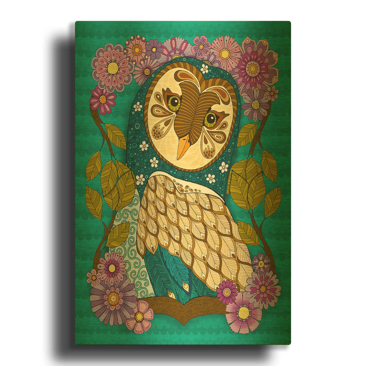 'Regal Wisdom' By Hello Angel Gold Metal Wall Art