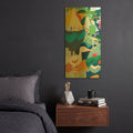 'Tropical World' By Holly McGee Gold Metal Wall Art