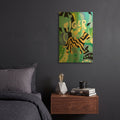 'Tiger' By Holly McGee Gold Metal Wall Art