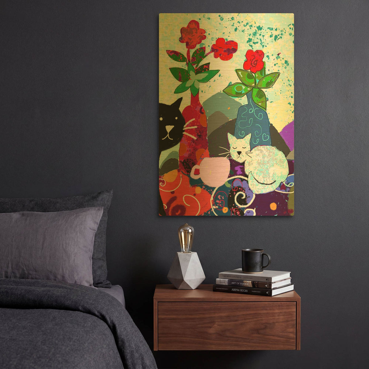 'Divine Morning' By Holly McGee Gold Metal Wall Art