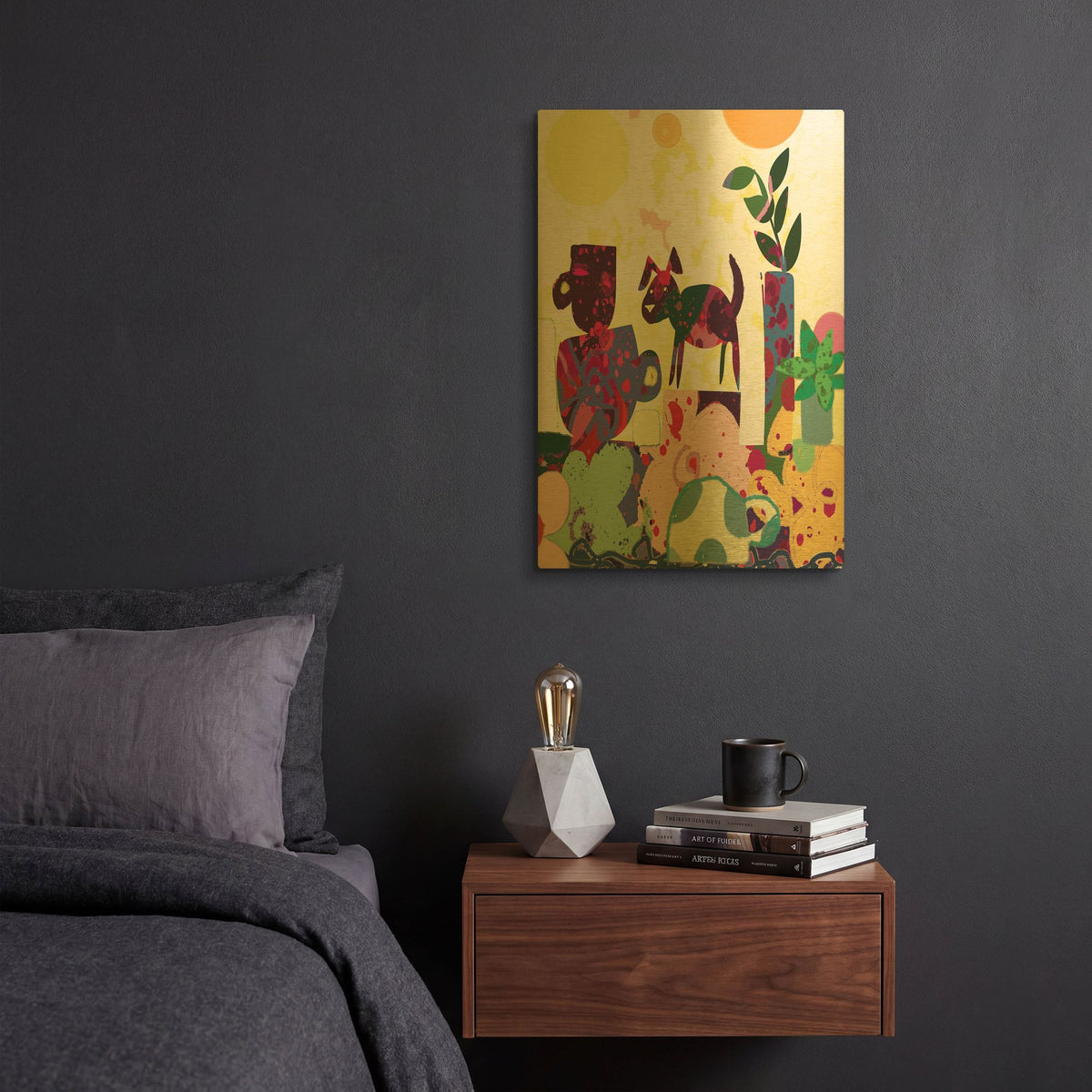 'Early June' By Holly McGee Gold Metal Wall Art