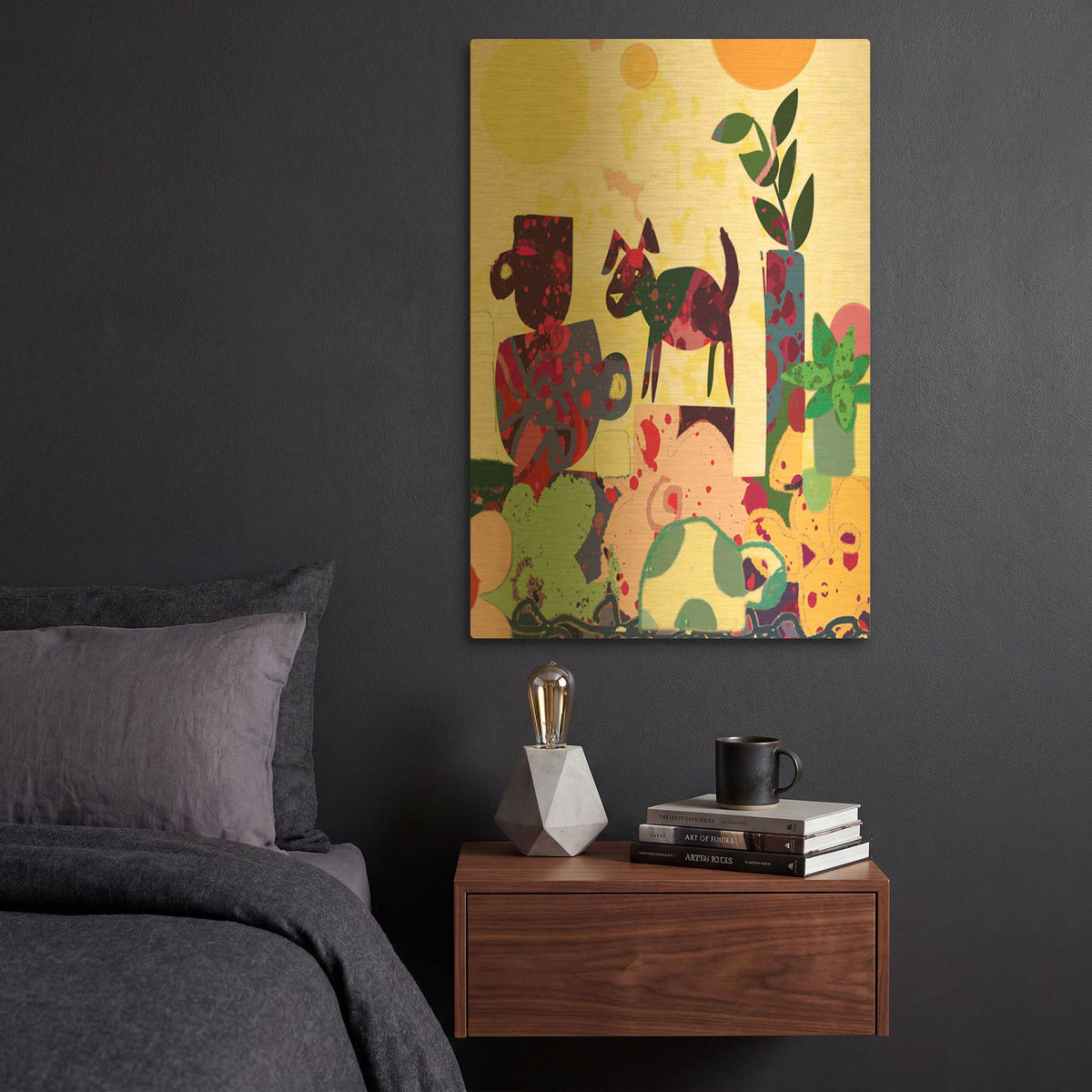 'Early June' By Holly McGee Gold Metal Wall Art