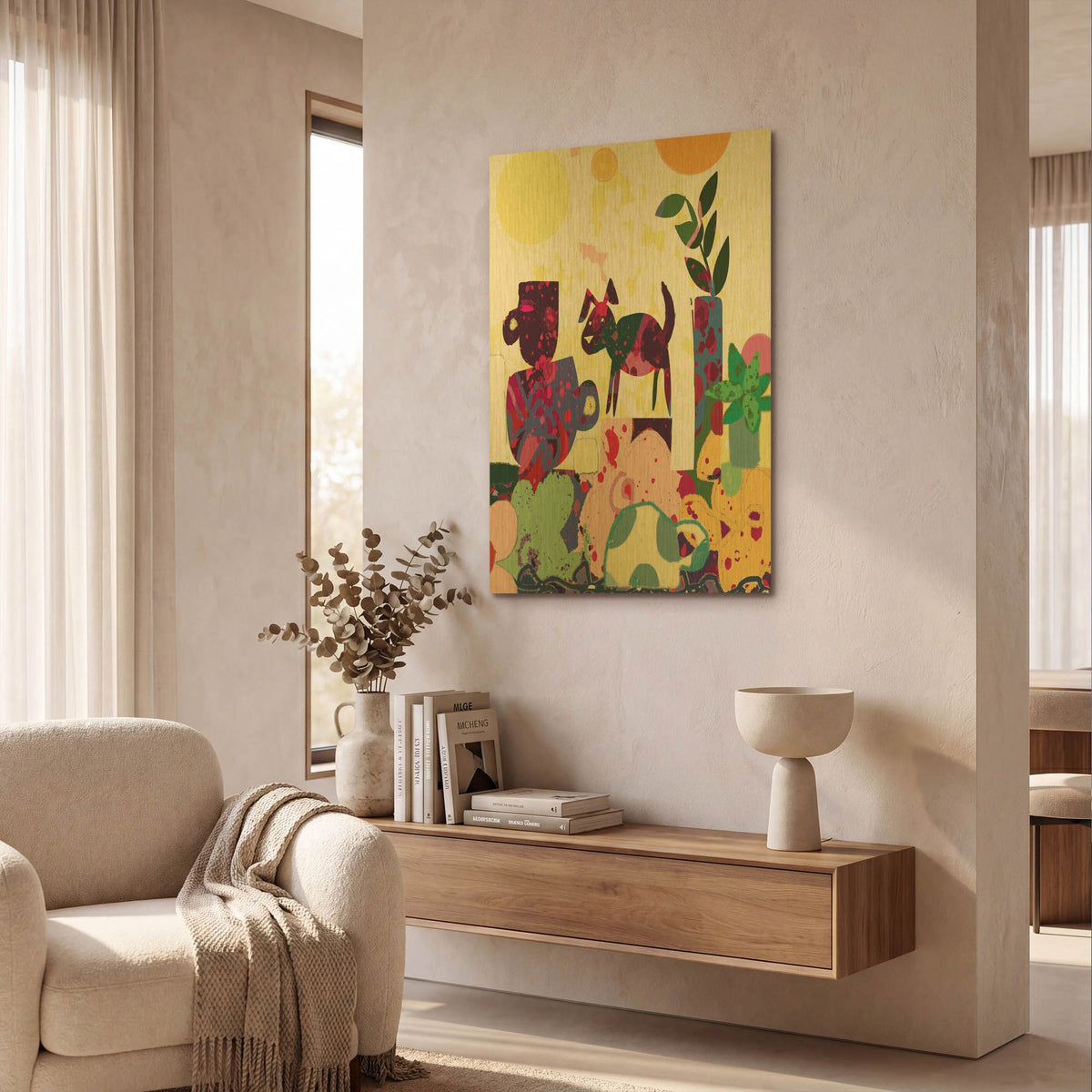 'Early June' By Holly McGee Gold Metal Wall Art