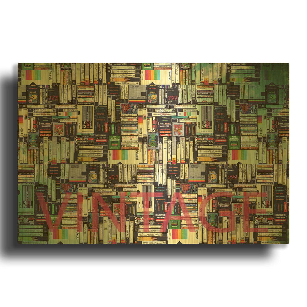 'Vintage' By Mark Ashkenazi Gold Metal Wall Art