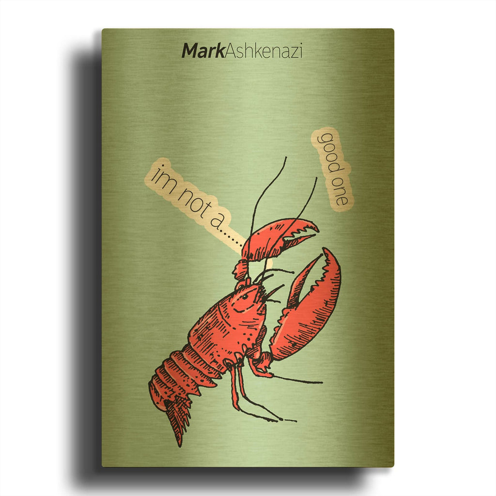 'Good One' By Mark Ashkenazi Gold Metal Wall Art