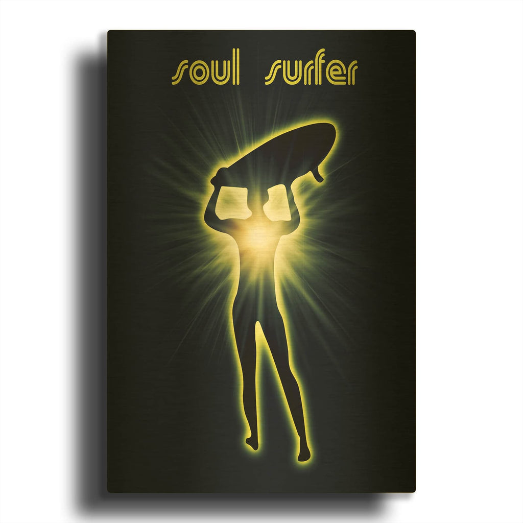 'Soul Surfer 2' By Mark Ashkenazi Gold Metal Wall Art