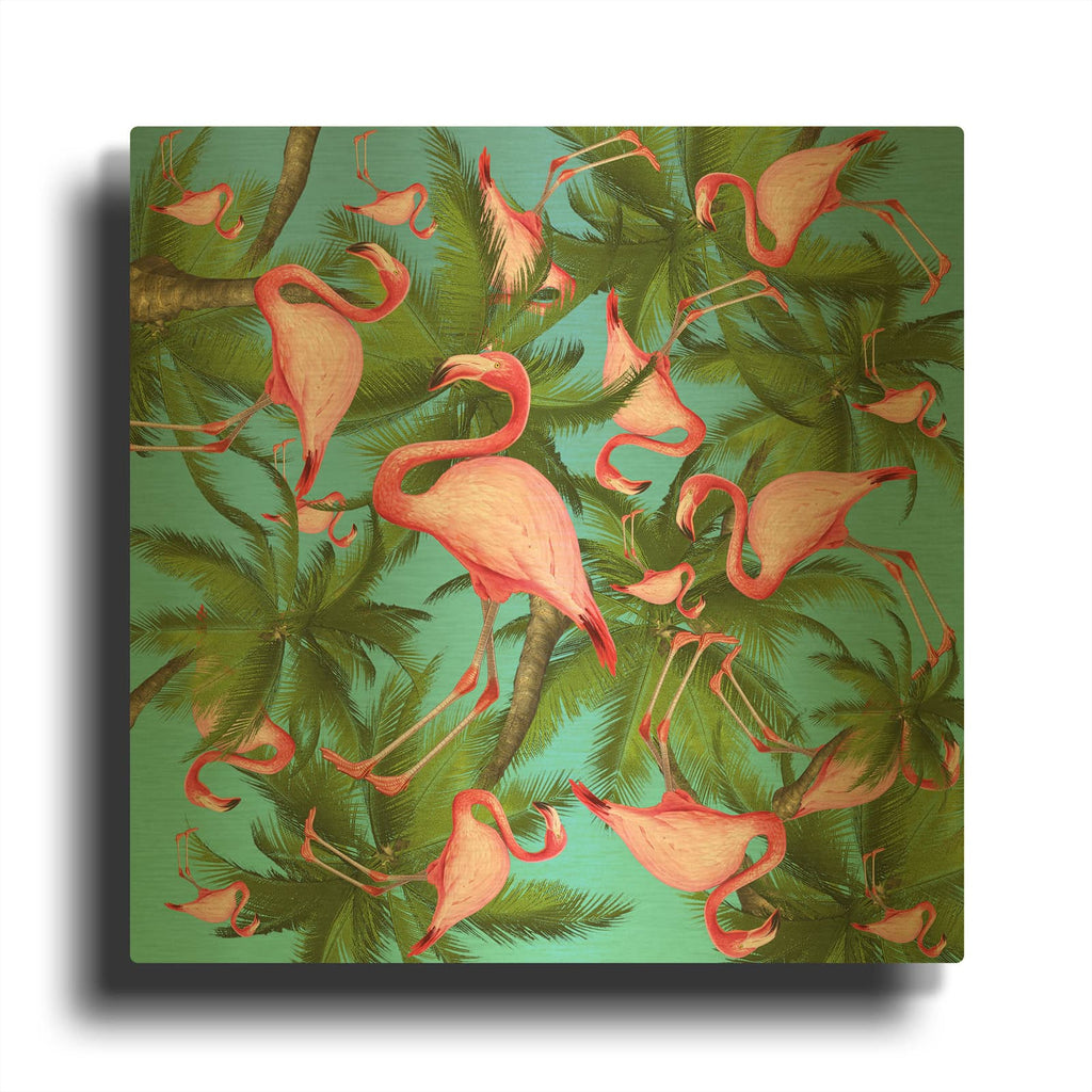 'Sumer Time' By Mark Ashkenazi Gold Metal Wall Art