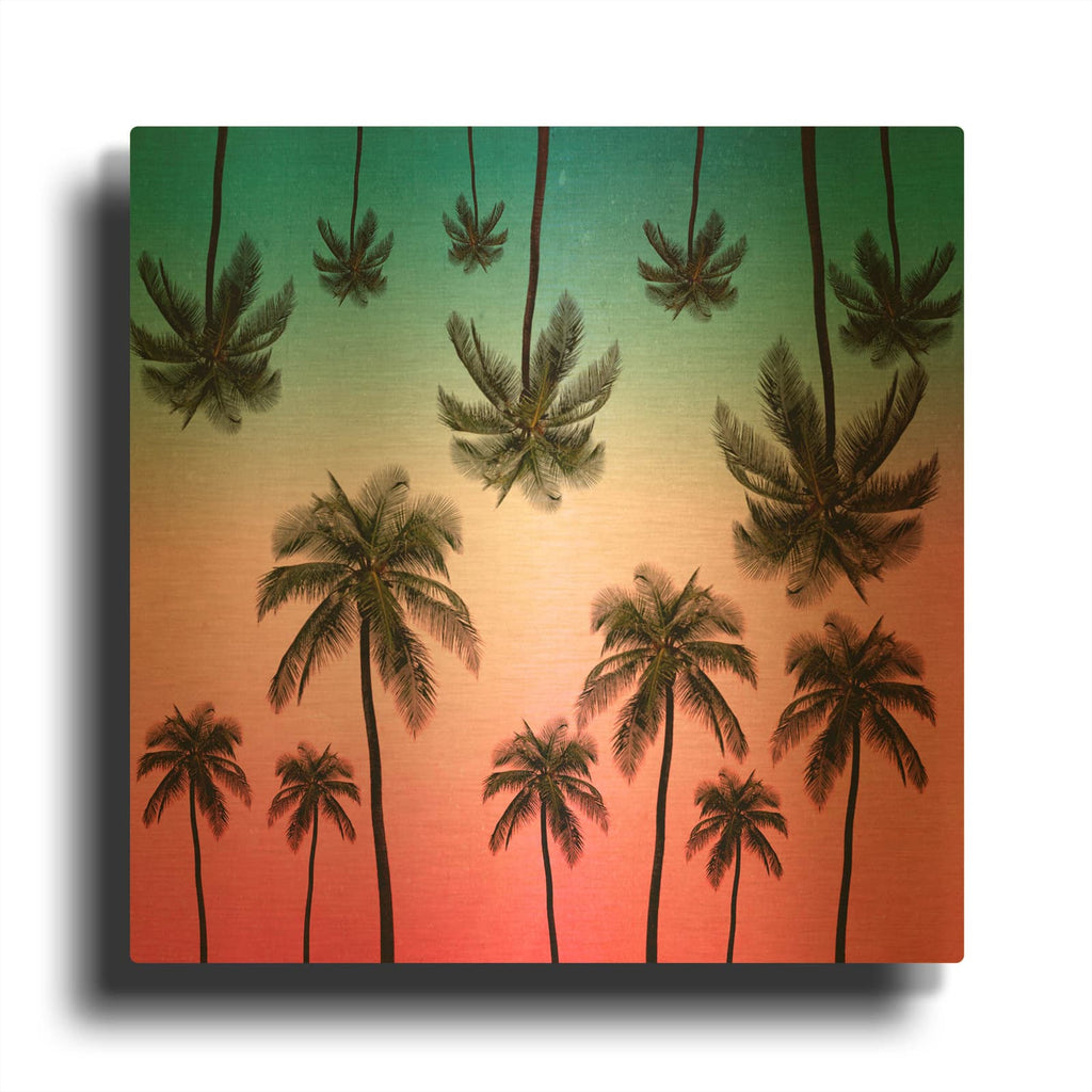 'Tropical 2' By Mark Ashkenazi Gold Metal Wall Art