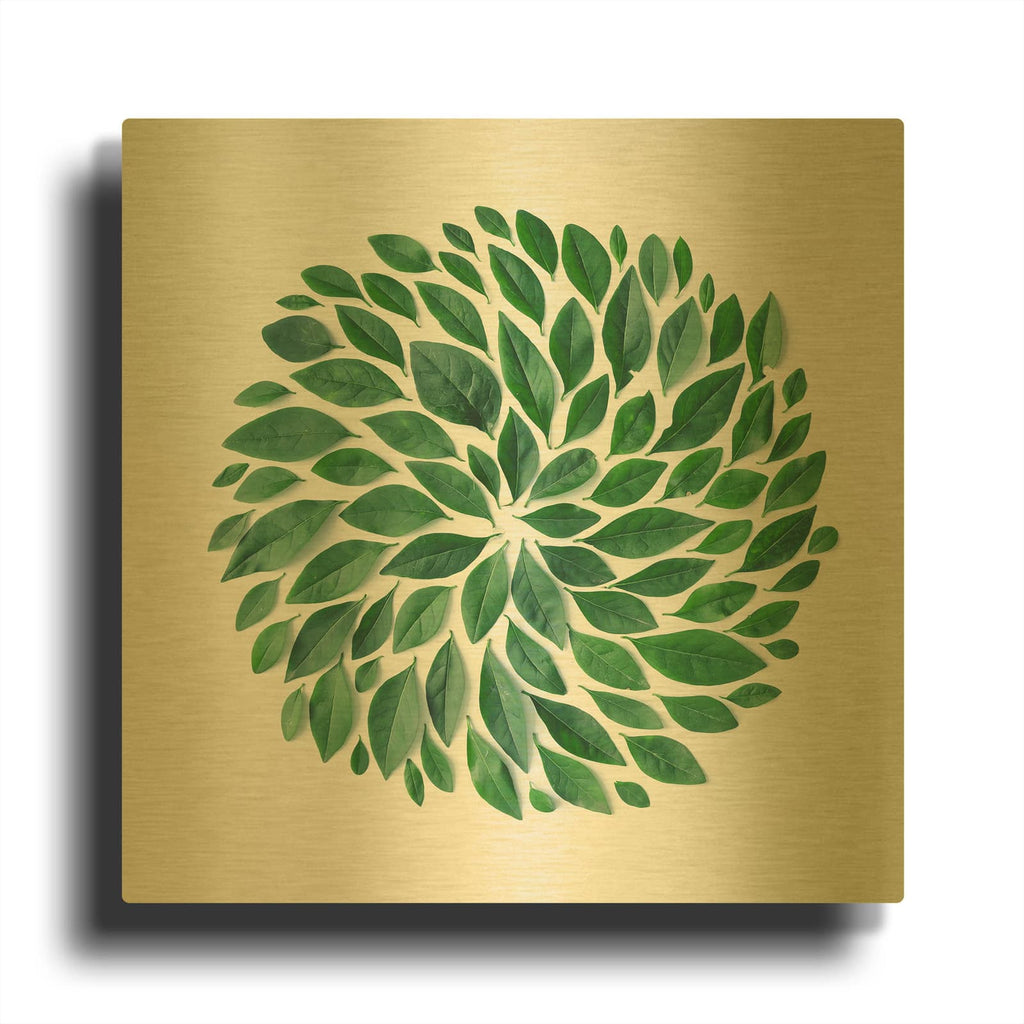 'Tropic Star' By Mark Ashkenazi Gold Metal Wall Art