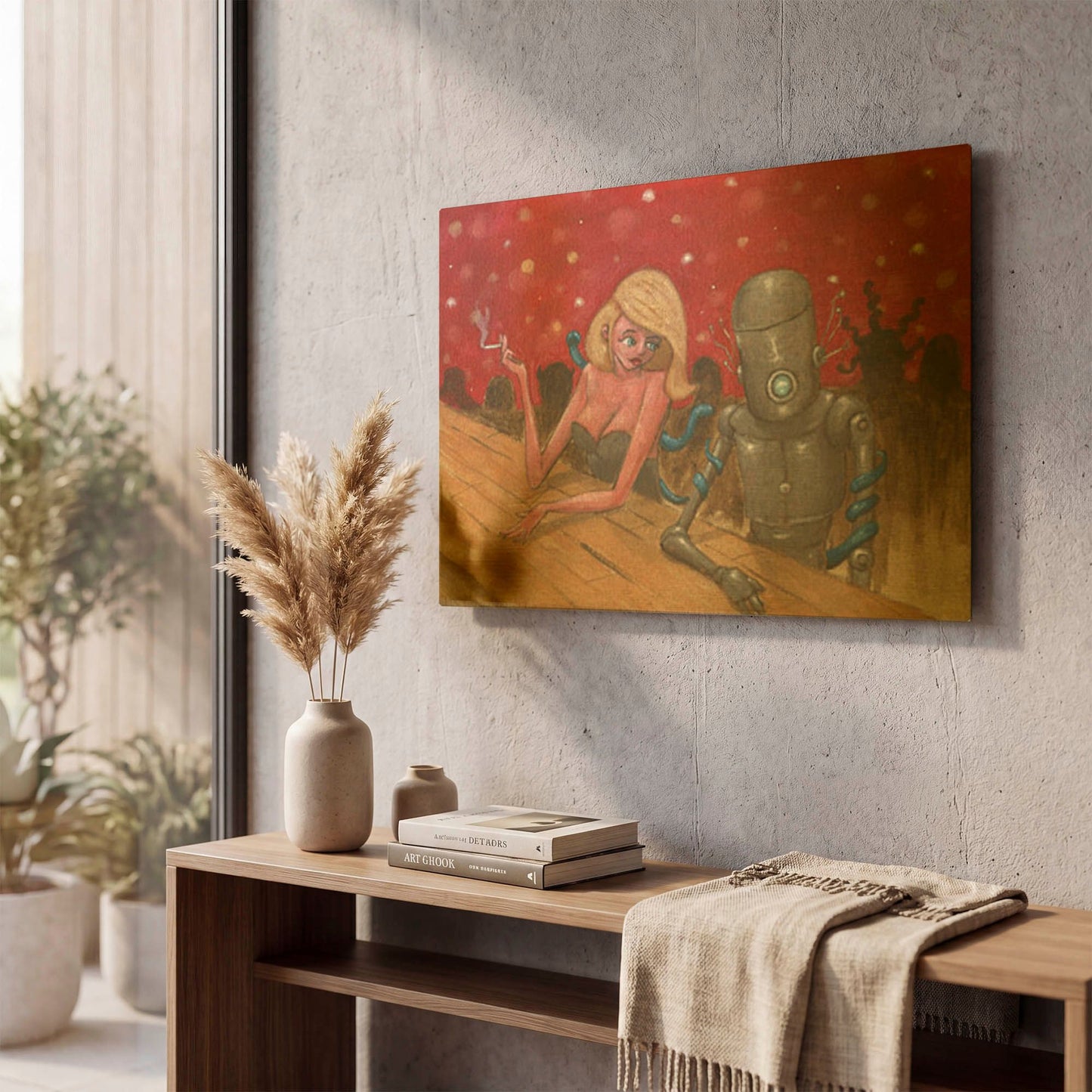 'Your Place' By Craig Snodgrass Gold Metal Wall Art