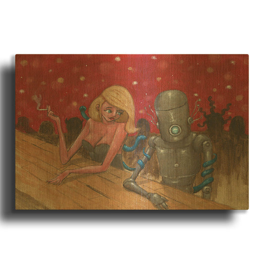 'Your Place' By Craig Snodgrass Gold Metal Wall Art