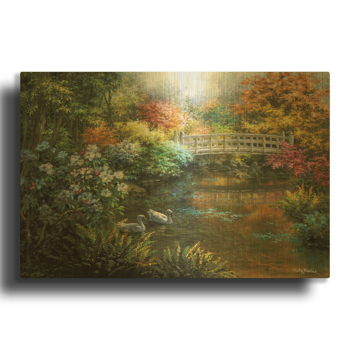 'Treasury Of Splendor' By Nicky Boehme Gold Metal Wall Art