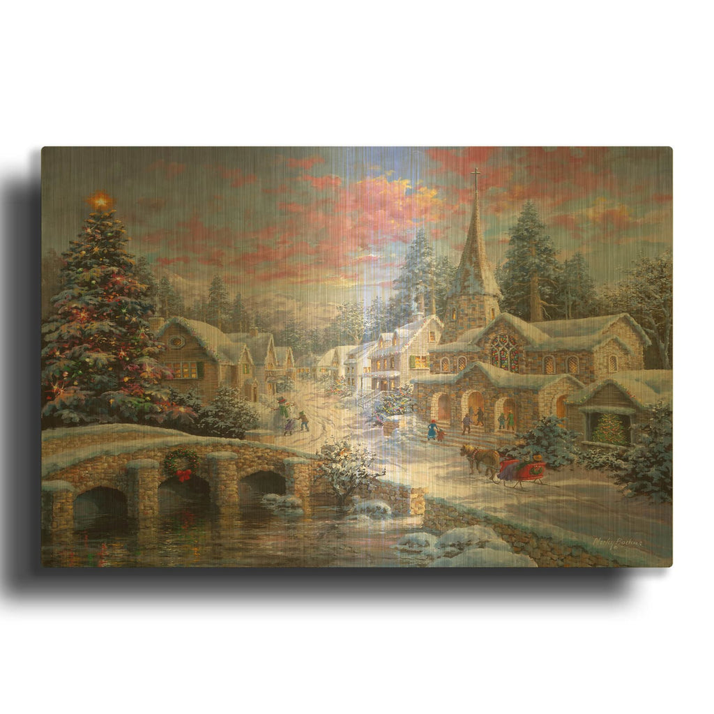 'Heaven On Earth' By Nicky Boehme Gold Metal Wall Art