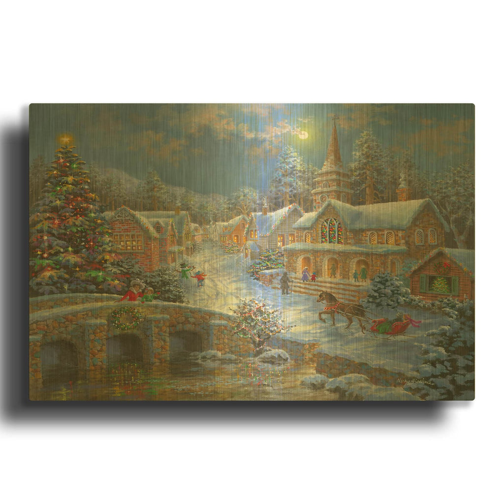 'Heaven On Earth 2' By Nicky Boehme Gold Metal Wall Art