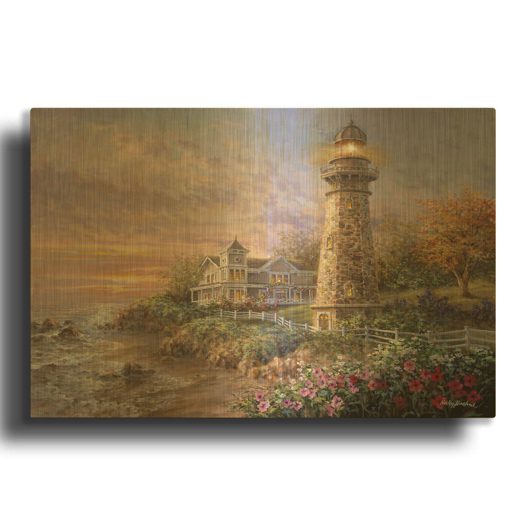 'Majestic Guardian' By Nicky Boehme Gold Metal Wall Art