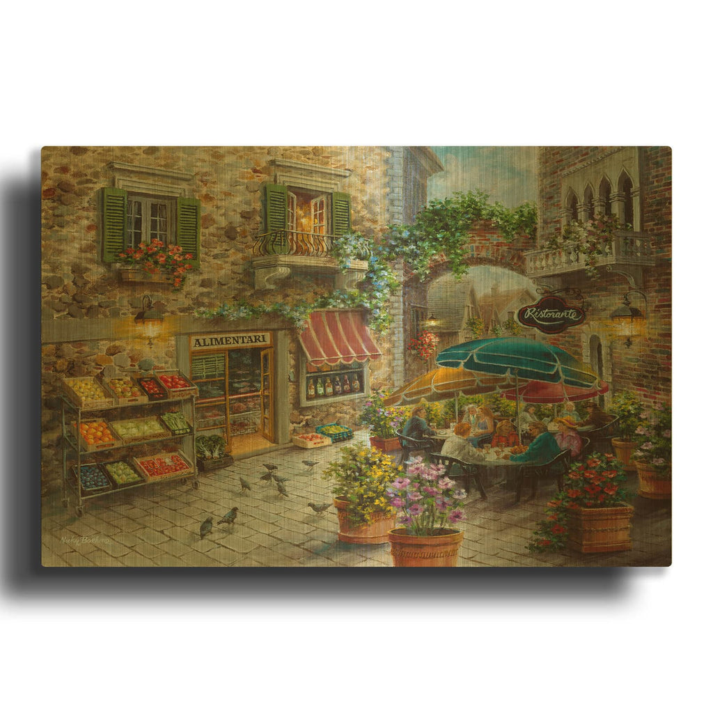 'Contentment' By Nicky Boehme Gold Metal Wall Art