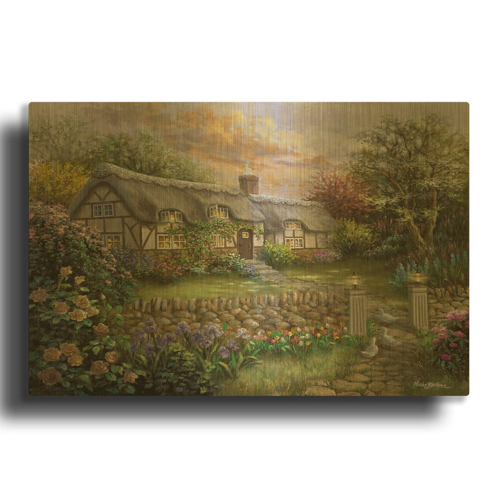 'Rapture' By Nicky Boehme Gold Metal Wall Art