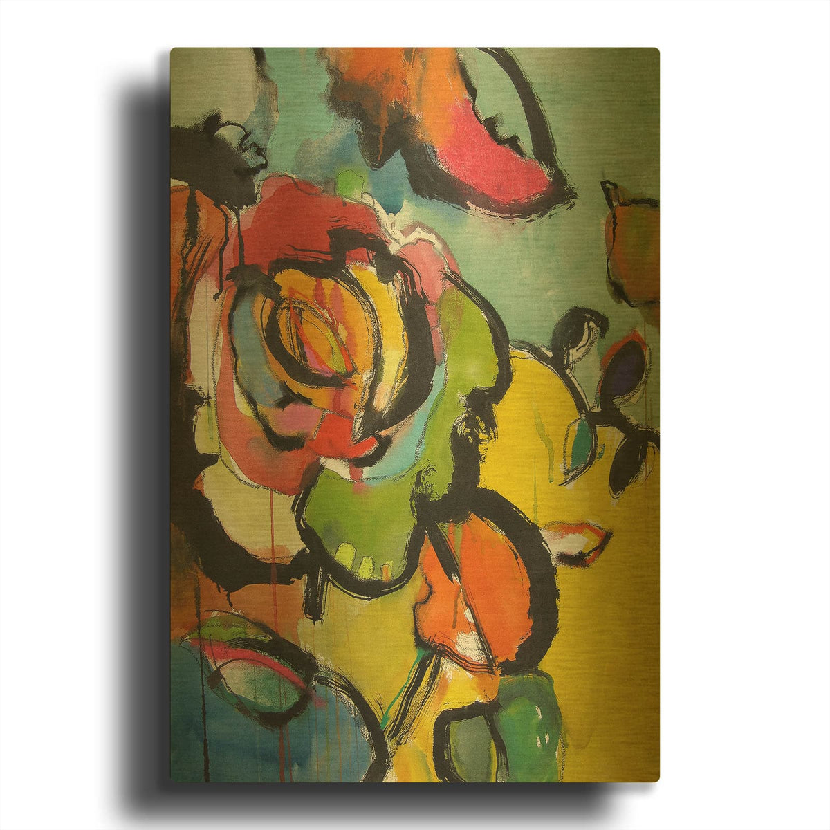 'Please Come In' By Emily Weil Gold Metal Wall Art