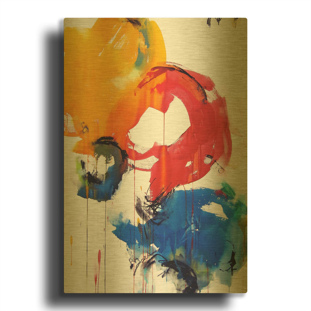 'My Mothers Teeth' By Emily Weil Gold Metal Wall Art