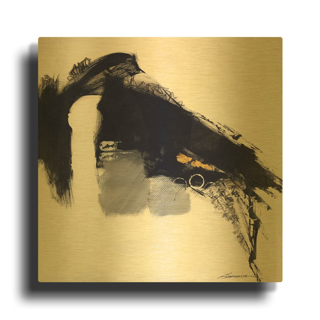 'The Homestead' By Beau Wild Gold Metal Wall Art