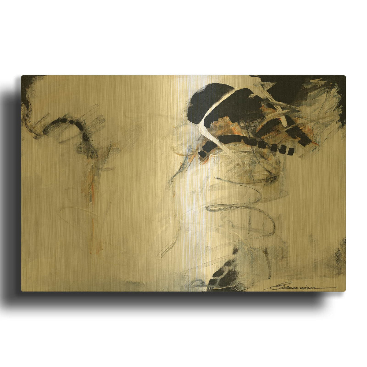 'Against All Odds' By Beau Wild Gold Metal Wall Art