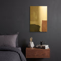 'Terracotta No. 2' By Brandon Wong Gold Metal Wall Art
