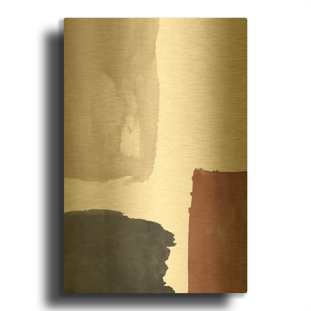 'Terracotta No. 2' By Brandon Wong Gold Metal Wall Art