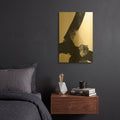 'Nordic No. 1' By Brandon Wong Gold Metal Wall Art