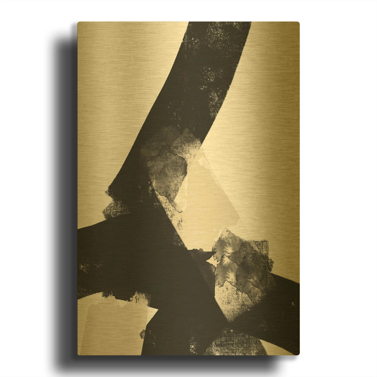 'Nordic No. 1' By Brandon Wong Gold Metal Wall Art