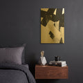 'Nordic No. 2' By Brandon Wong Gold Metal Wall Art