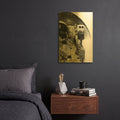 'Modern Astronaut No. 1' By Brandon Wong Gold Metal Wall Art