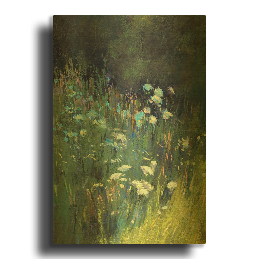 'Wildflowers' By Carol Strock Wasson Gold Metal Wall Art