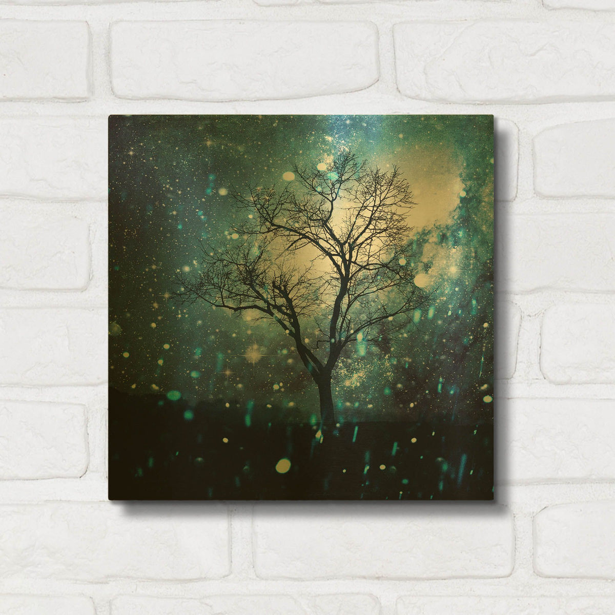 'The Miracle Tree' By Dirk Wustenhagen Gold Metal Wall Art