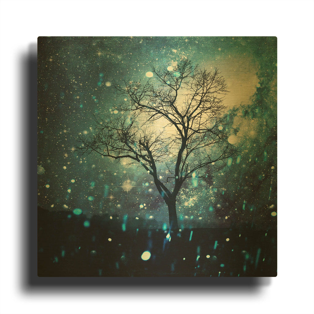 'The Miracle Tree' By Dirk Wustenhagen Gold Metal Wall Art