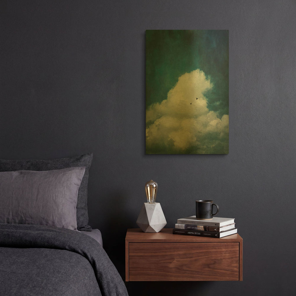 'The Cloud' By Dirk Wustenhagen Gold Metal Wall Art