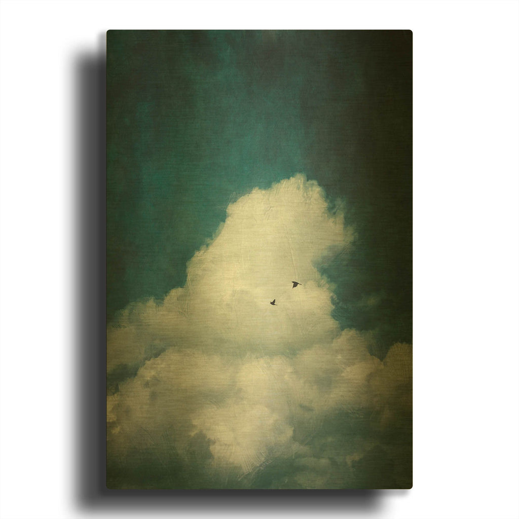 'The Cloud' By Dirk Wustenhagen Gold Metal Wall Art