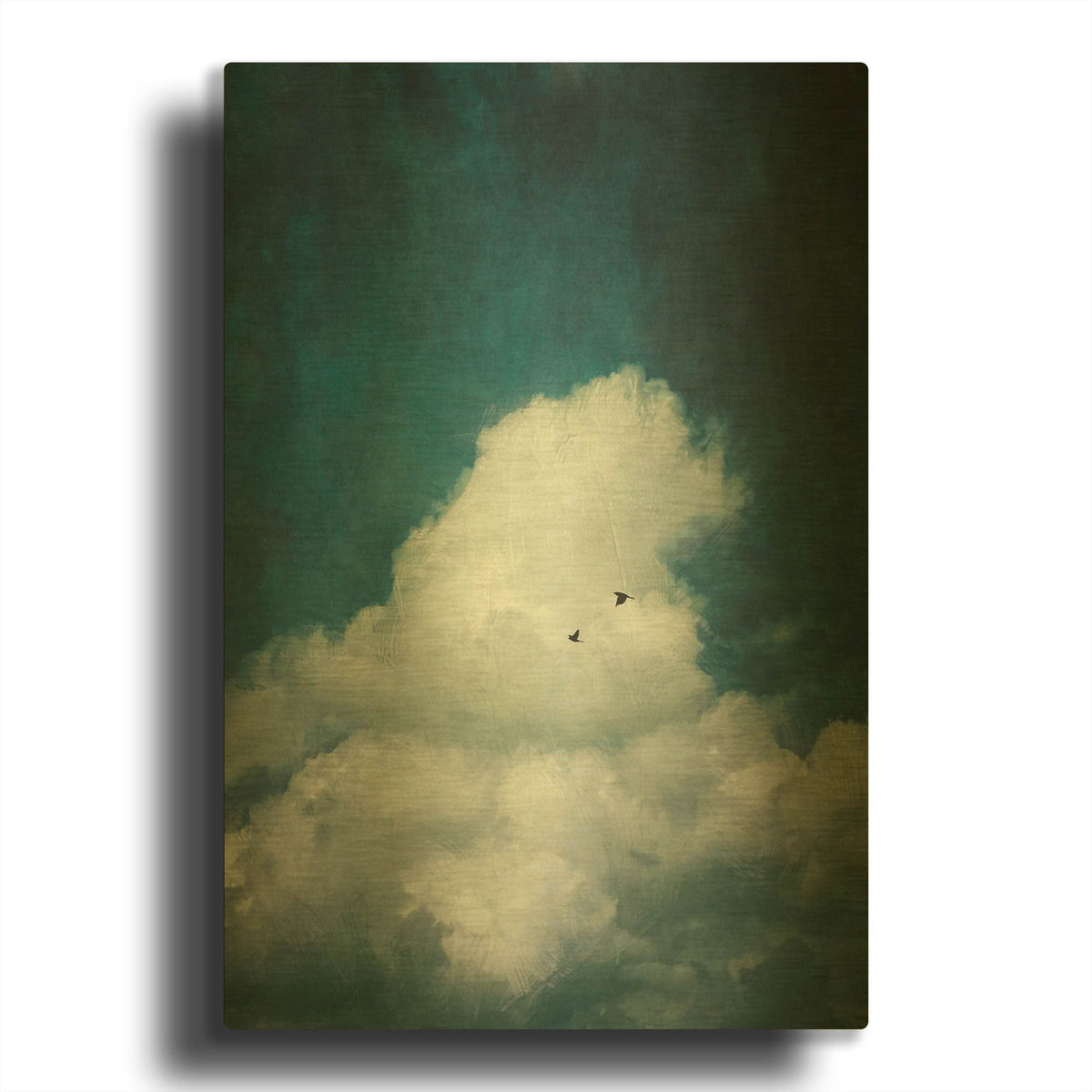 'The Cloud' By Dirk Wustenhagen Gold Metal Wall Art