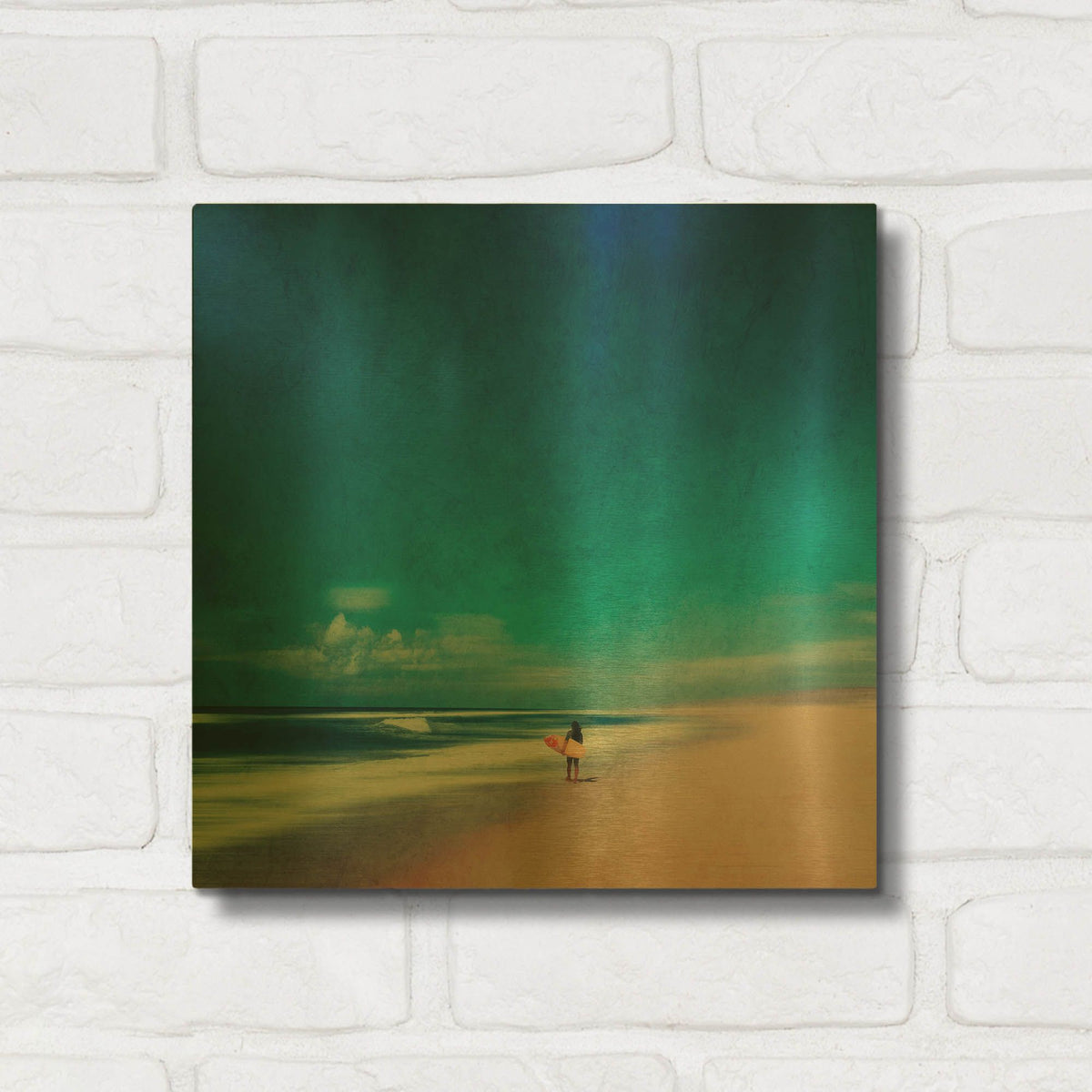 'Summer Days No. 1' By Dirk Wustenhagen Gold Metal Wall Art