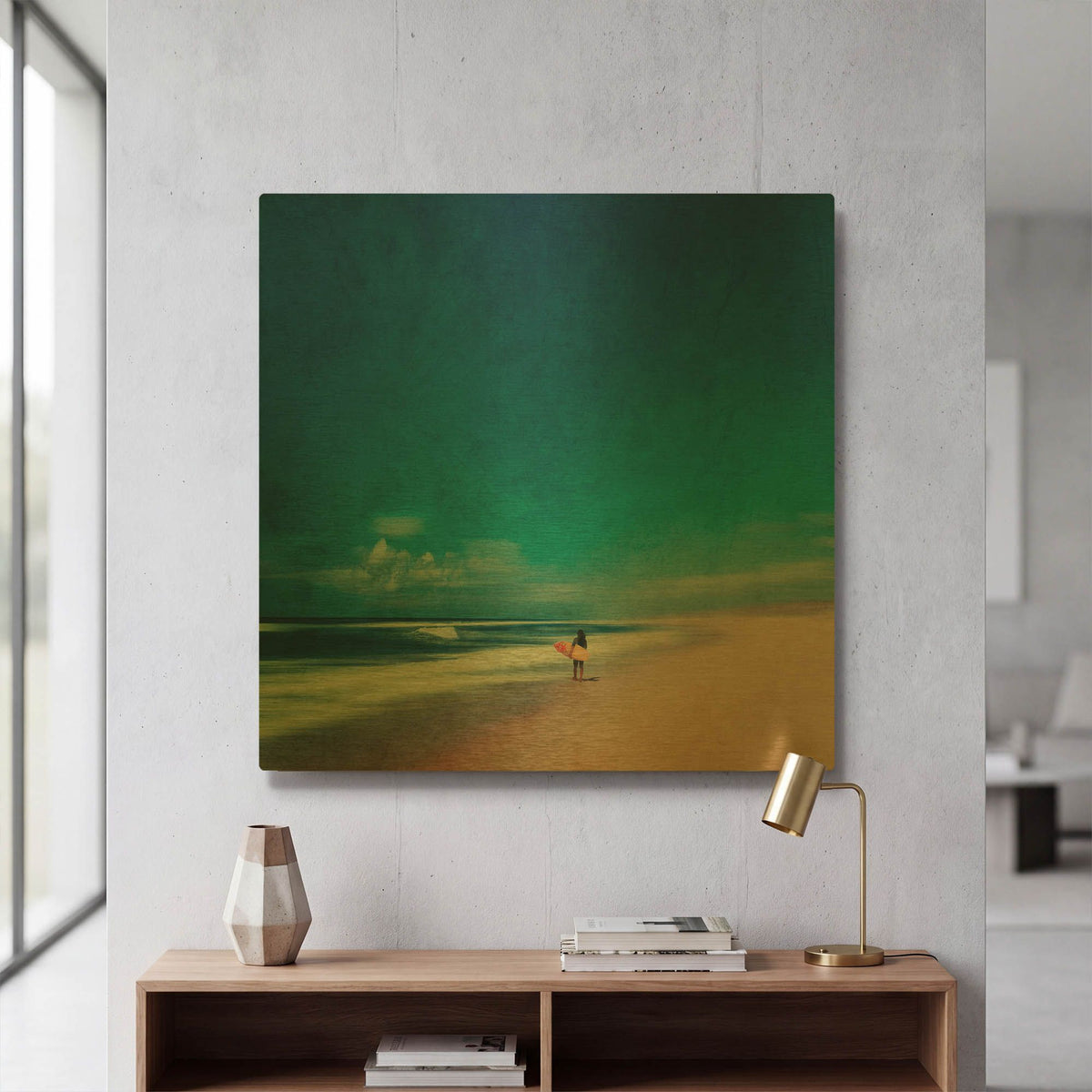 'Summer Days No. 1' By Dirk Wustenhagen Gold Metal Wall Art