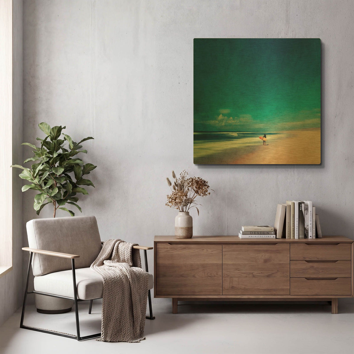 'Summer Days No. 1' By Dirk Wustenhagen Gold Metal Wall Art