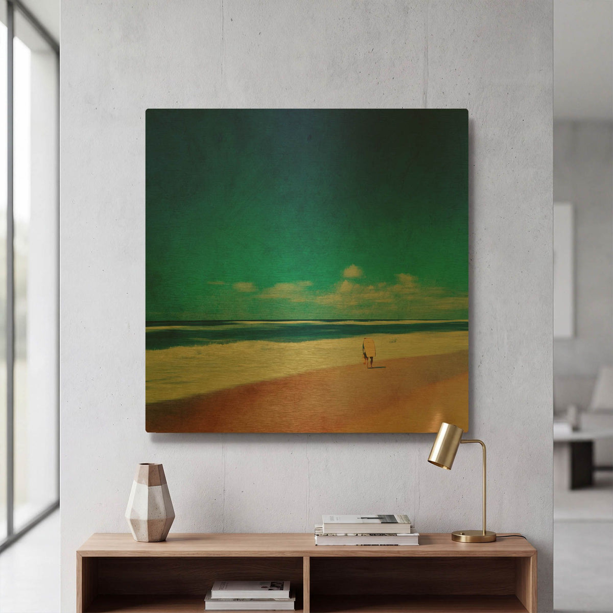 'Summer Days No. 2' By Dirk Wustenhagen Gold Metal Wall Art