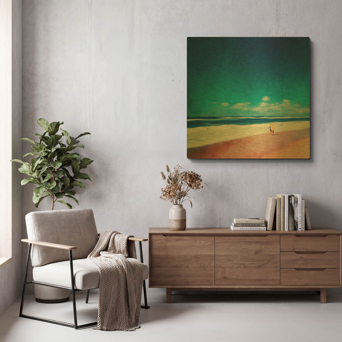 'Summer Days No. 2' By Dirk Wustenhagen Gold Metal Wall Art