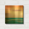 'Sunset Shimmer' By Dirk Wustenhagen Gold Metal Wall Art