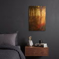 'Seasons Light' By Dirk Wustenhagen Gold Metal Wall Art