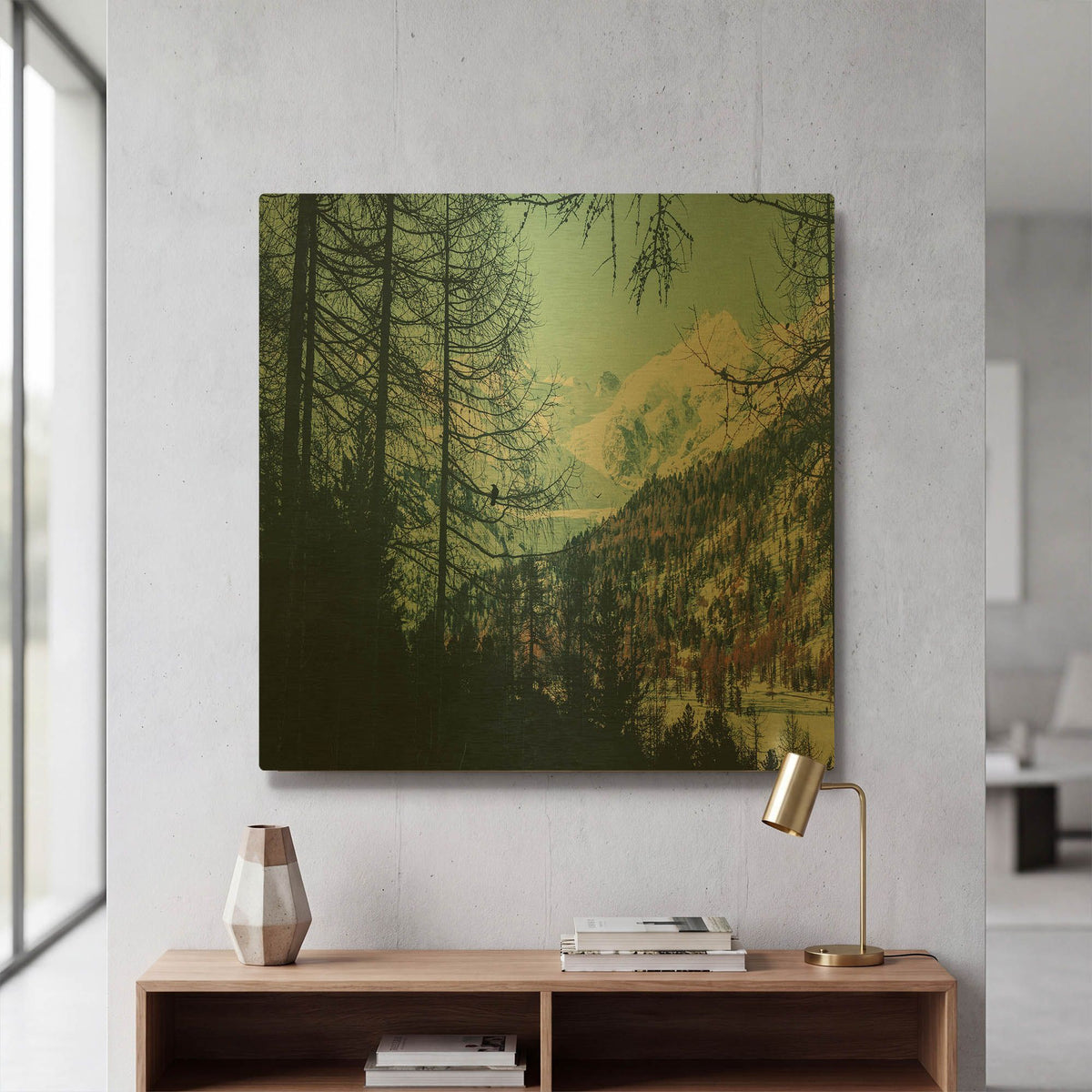 'Please Come Back' By Dirk Wustenhagen Gold Metal Wall Art