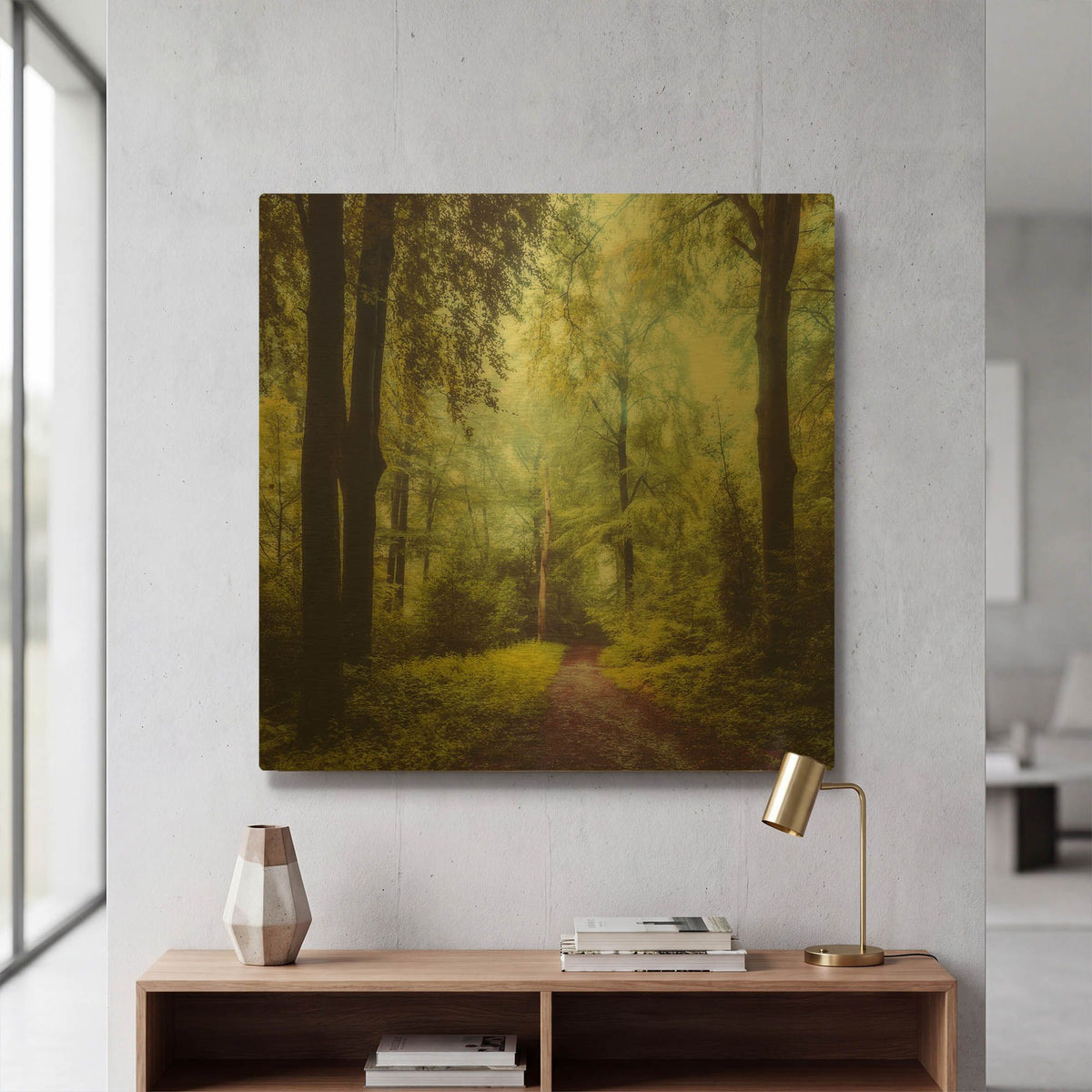 'Never the Same Again' By Dirk Wustenhagen Gold Metal Wall Art