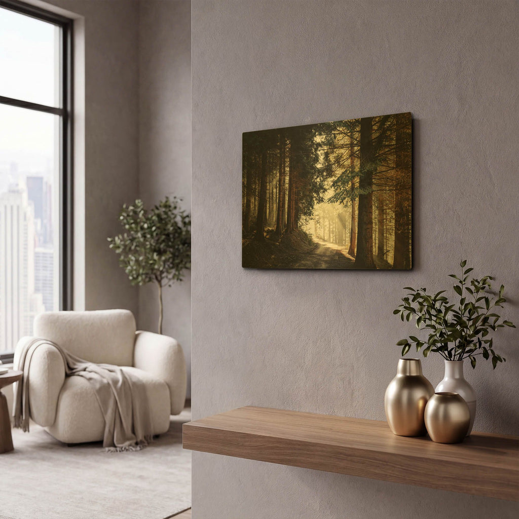 'Light Magic' By Dirk Wustenhagen Gold Metal Wall Art