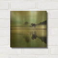 'Misty Mirror' By Dirk Wustenhagen Gold Metal Wall Art