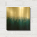 'Heart and Soul - Foggy Forest' By Dirk Wustenhagen Gold Metal Wall Art